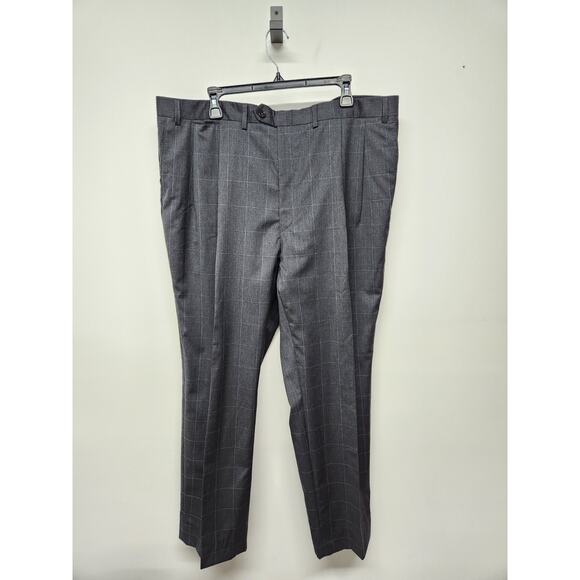 NWT Ralph Lauren Men's Wool Gray Plaid Suit Set, Sz 48R Pants 42x31 Boss/Classic - Picture 13 of 16